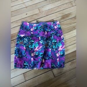Silence + Noise multicolor floral print‎ mini skirt